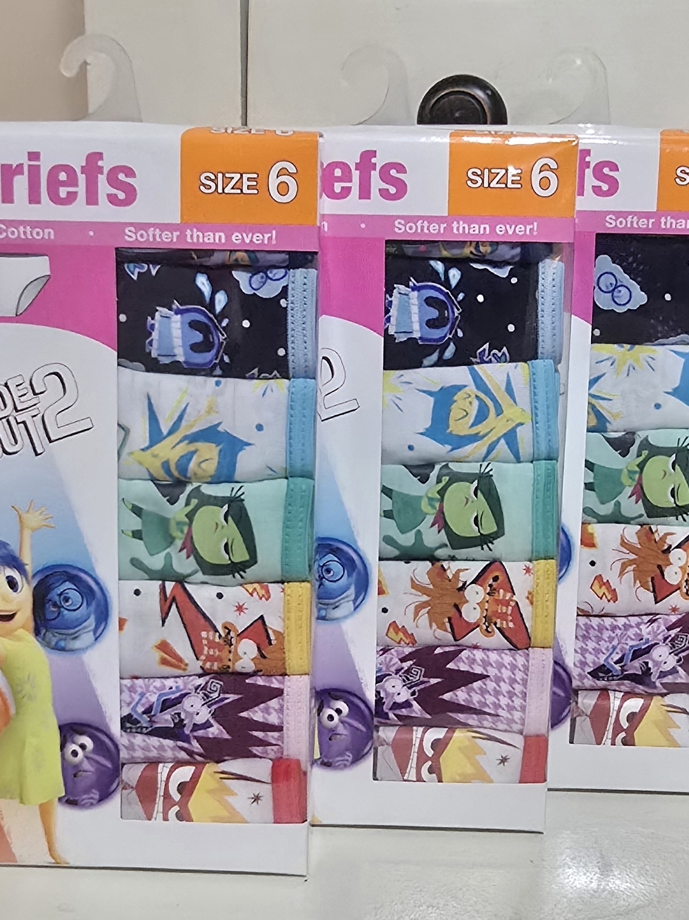 Kids' Character Briefs - Multi-Color Pack (Size 6)